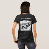 動物たちのお遊び Tシャツ (裏面フル)