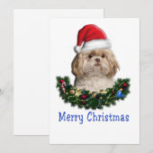 動物たちのクリスマス シーズンカード (正面/裏面)