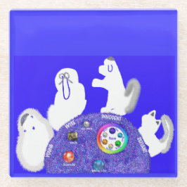 動物たちのペサハ・セーデル ガラスコースター