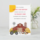 動物たちの誕生日パーティー 招待状 (スタンド正面)