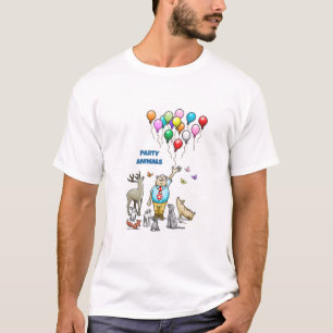 動物たちの誕生日 Tシャツ