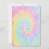 動物たちをぎゅっと集めて レインボー バースデー 招待状 (裏面)