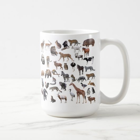 動物たち コーヒーマグカップ (右)