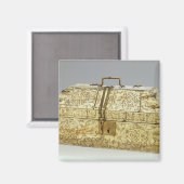 動物とシチュロのアラビアの棺 マグネット (正面/裏面)