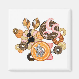 動物とドーナッツ(リメイク)/動物とドーナツ(リメイク) マグネット