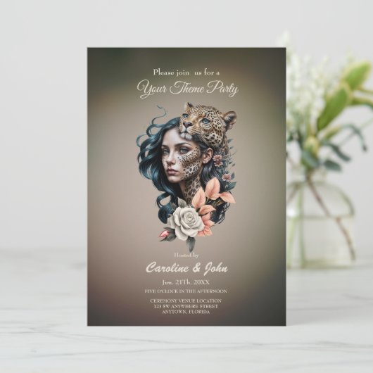 動物と人間の間の魅力的な相互作用 招待状 (スタンド正面)