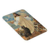 動物と共にイエス マグネット (右側)