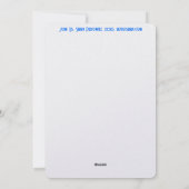 動物と共に過ぎ越しペサチセダーテーブル シーズンカード (裏面)