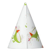 動物と提携するイグアナトカゲのパーティー パーティーハット (裏面)