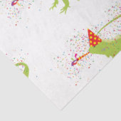 動物と提携するイグアナトカゲのパーティー 薄葉紙 (詳細)