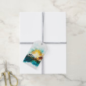 動物と星との出生 ギフトタグ (より糸付き)