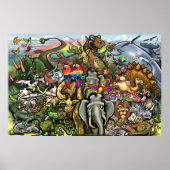 動物と素晴らし小さなポスター ポスター (正面)