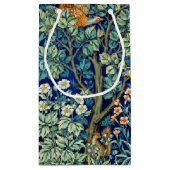 動物と花、森、ウィリアム・モリス スモールペーパーバッグ (裏面)