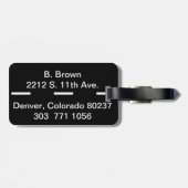 動物と車 ラゲッジタグ (裏面横)