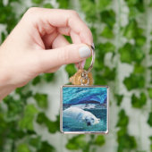 動物と野生動物の支援者のためのクマのデザイン キーホルダー (手)