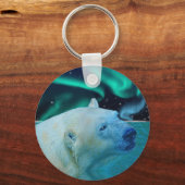 動物と野生動物の支援者のためのクマのデザイン キーホルダー (正面)