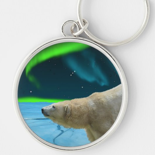 動物と野生動物の支援者のためのクマのデザイン キーホルダー (正面)