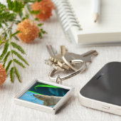 動物と野生動物の支援者のためのクマのデザイン キーホルダー (側面)