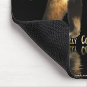 動物と野生動物の支援者のためのクマのデザイン マウスパッド (コーナー)