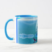 動物と野生動物の支援者のためのクマのデザイン マグカップ (左)