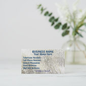 動物と野生動物の支援者のためのクマのデザイン 名刺 (スタンド正面)