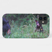 動物と野生動物の支援者のためのクマのデザイン Case-Mate iPhoneケース (裏面(横))
