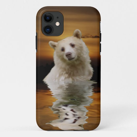動物と野生動物の支援者のためのクマのデザイン Case-Mate iPhoneケース (裏面)