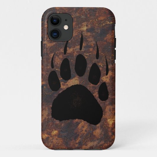 動物と野生動物の支援者のためのクマのデザイン Case-Mate iPhoneケース (裏面)