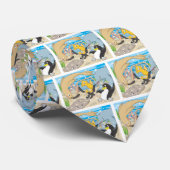 動物による水中ホッケー ネクタイ (ロール)