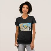 動物による水中ホッケー Tシャツ (正面フル)