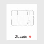 動物に優しくしないとプレゼントをおもしろい殺す シール (シート)