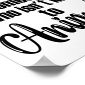 動物に優しくない人を決して信用しない ポスター (角)