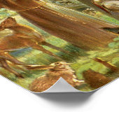 動物に説教するアッシジの聖フランシス ポスター (角)