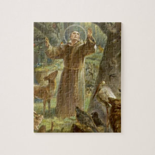 動物に説教するAssisiのSt Francis ジグソーパズル