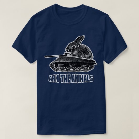動物のうさぎタンクのメンズの腕 Tシャツ (デザイン正面)