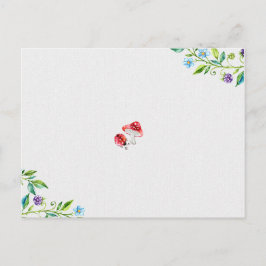 動物のおとぎの国 - 本の挿入ページ ポストカード