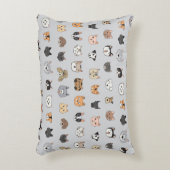 動物のおもしろい:猫の犬ドードルミックス アクセントクッション (正面(垂直))