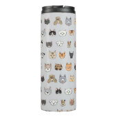 動物のおもしろい:猫の犬ドードルミックス タンブラー (裏面)