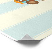 動物のおもちゃ列車の車と飛行機リトルエクスプローラー ポスター (角)