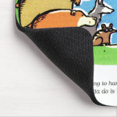 動物のかちりと言う音 マウスパッド (コーナー)