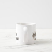 動物のかわいいアートユニコーン象ライオン動物園 エスプレッソカップ (裏面)