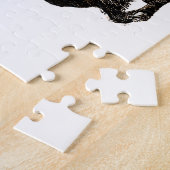 動物のかわいいアートユニコーン象ライオン動物園 ジグソーパズル (側面)