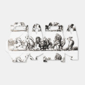 動物のかわいいアートユニコーン象ライオン動物園 フェイバーボックス (折り畳みなし)