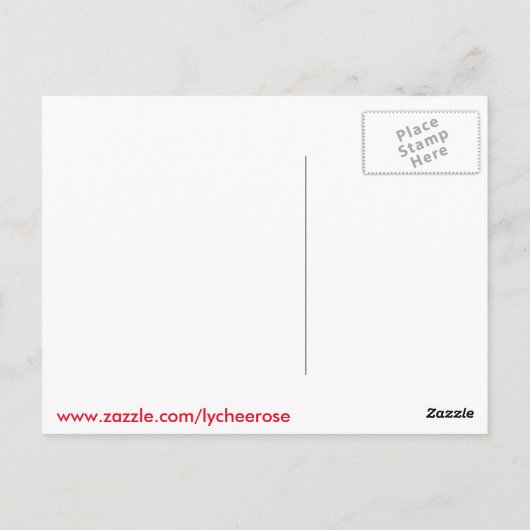 動物のはがきに優しい ポストカード (裏面)