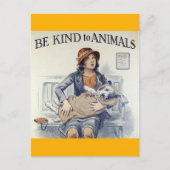 動物のはがきに優しい ポストカード (正面)