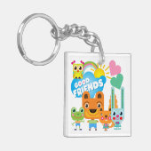 動物のよい友人 キーホルダー (正面左)