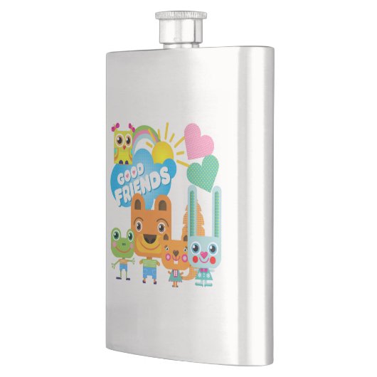 動物のよい友人 フラスク (左)