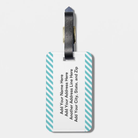 動物のよい友人 ラゲッジタグ (裏面縦)