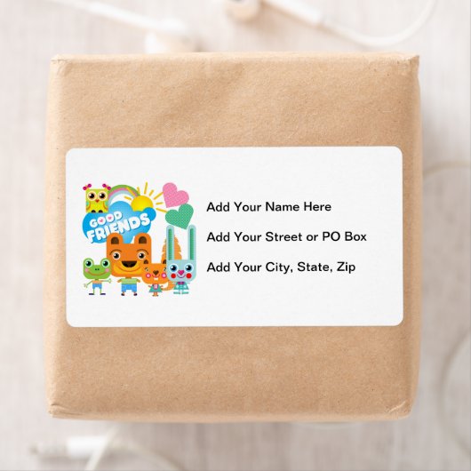 動物のよい友人 ラベル (インサイチュ)