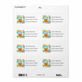 動物のよい友人 ラベル (フルシート)